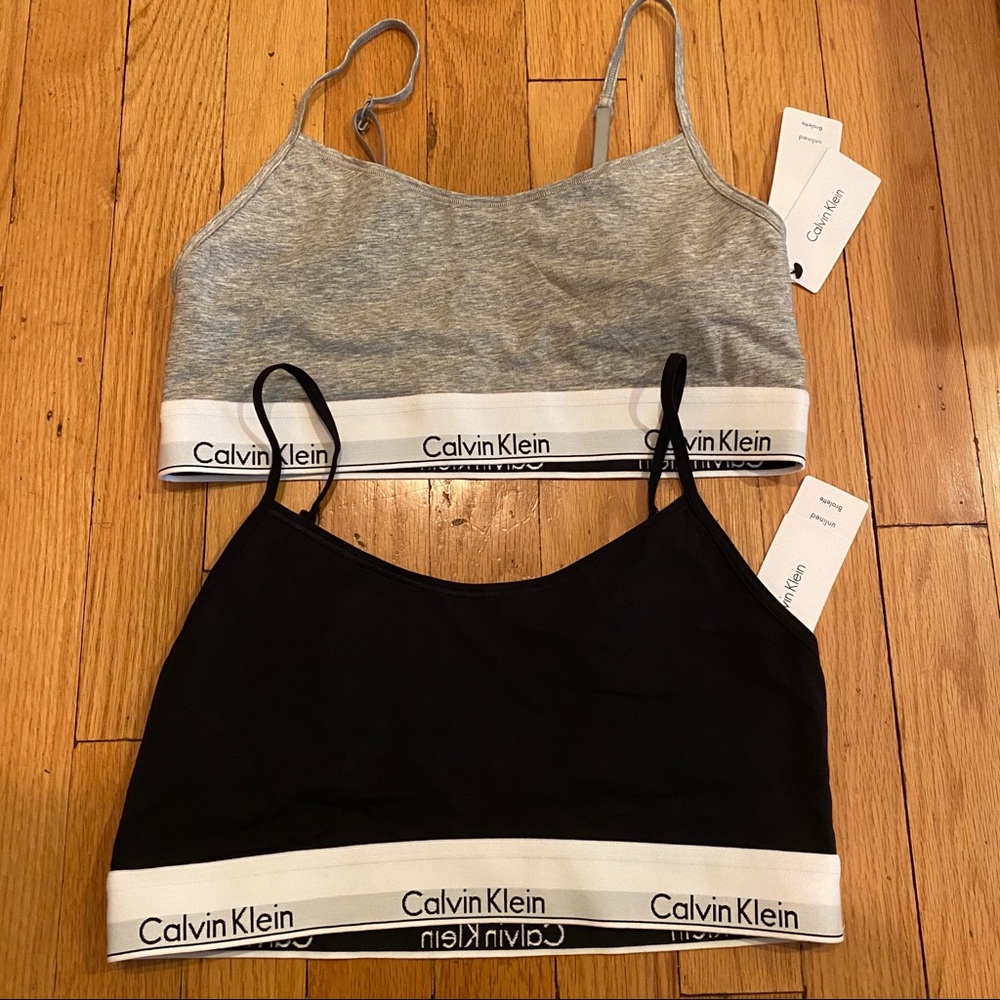 2 NEW CALVIN KLEIN SPORTSBRA LARGE MEDIUM SMALL